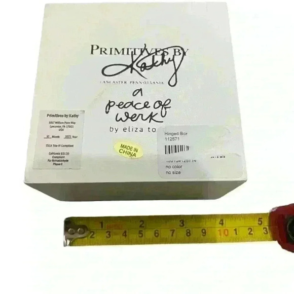 New Primitives by Kathy Kindness Is Beautiful Block Sign - Picture 7 of 8